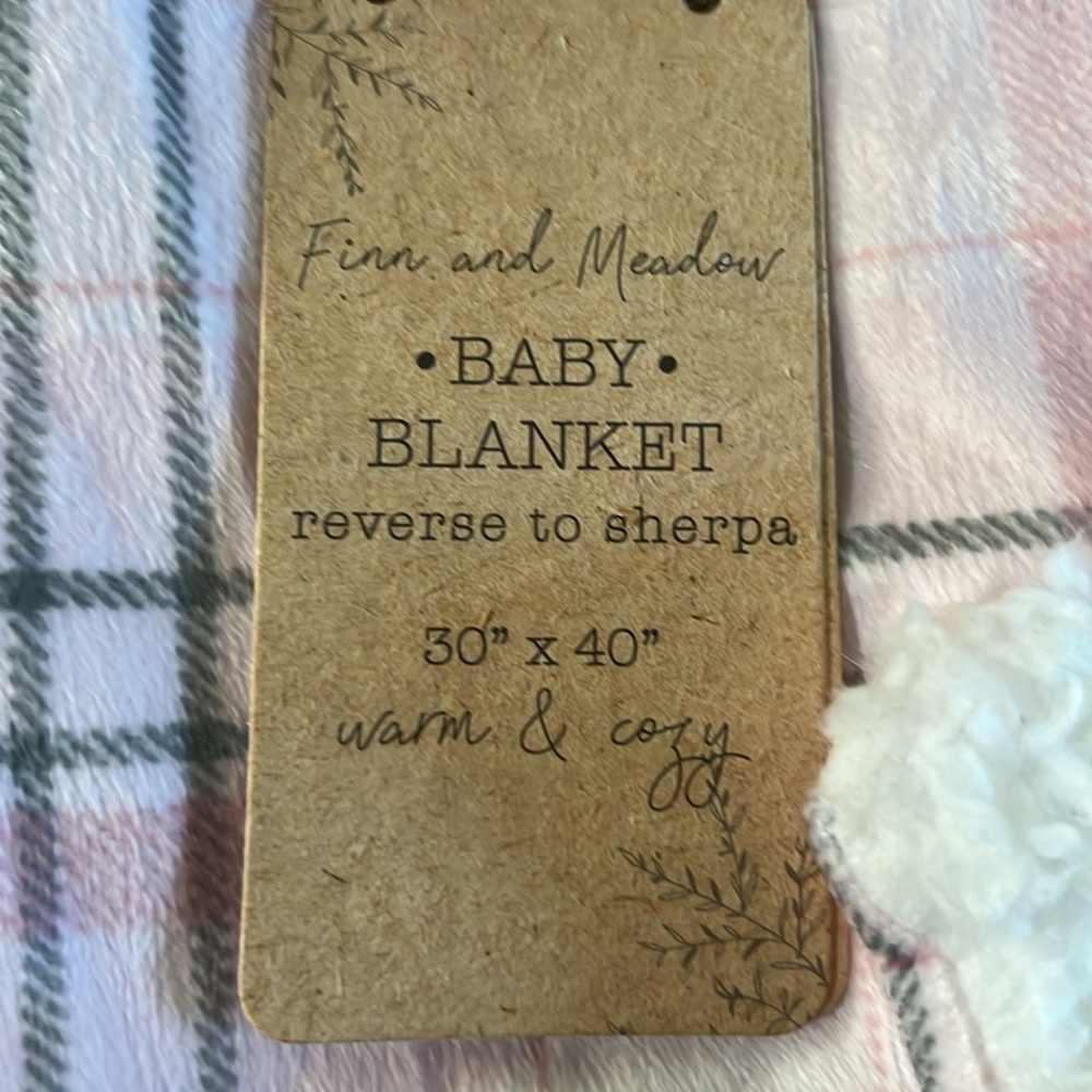 Finn and Meadow Baby Blanket - Picture 3 of 3